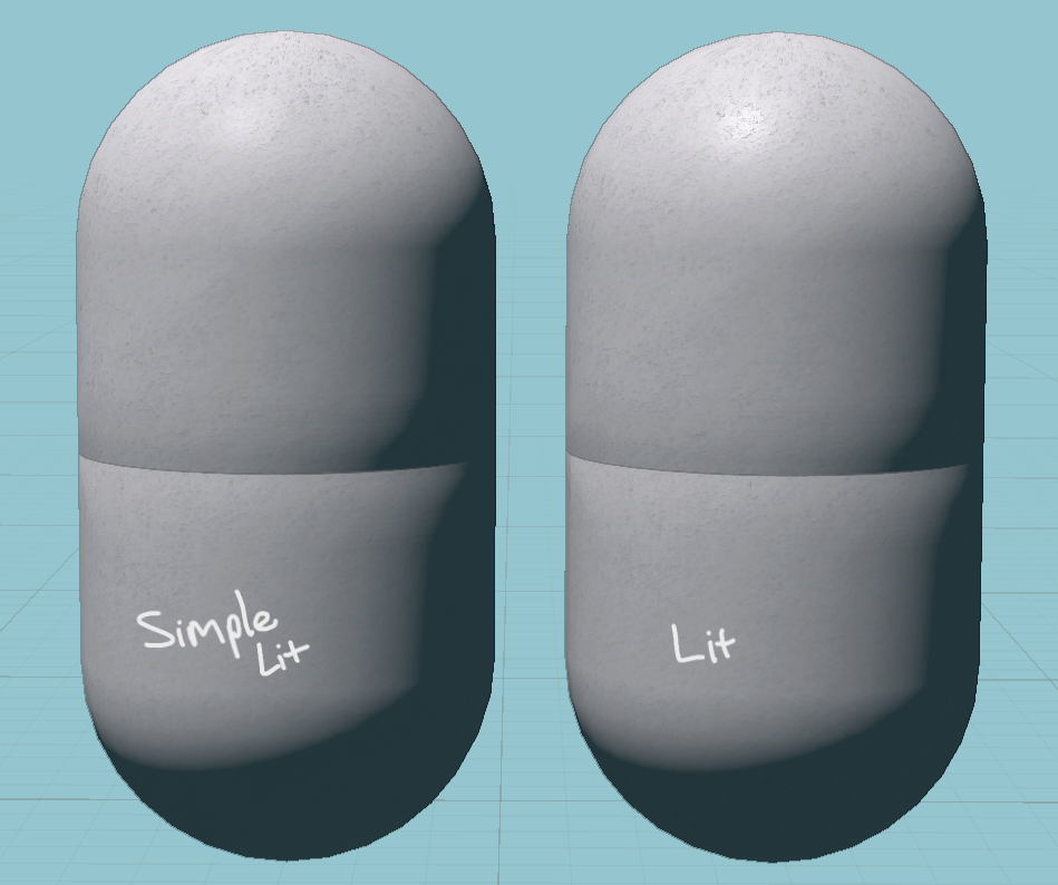 Paper SimpleLit capsule vs Paper Lit capsule